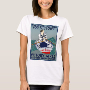 Varje flicka som drar för seger tee shirt