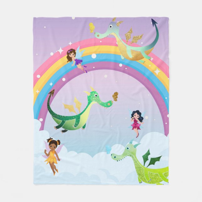 Varje flickas dröm fleecefilt (Framsidan)