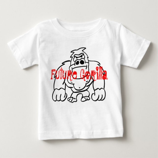 Varje framtida gorillafläkt behöver denna t shirt (Framsida)