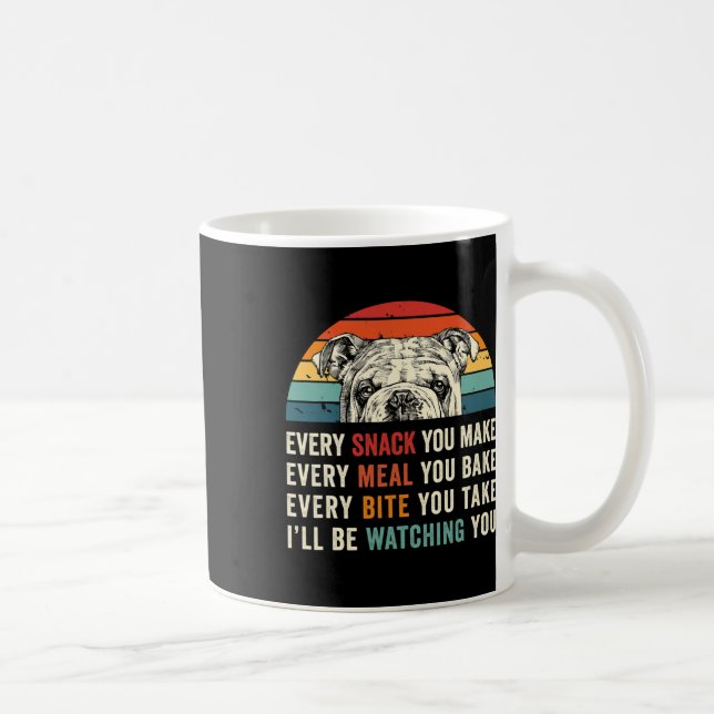 Varje gång du äter varje måltid du tar Hund D Kaffemugg (Höger)