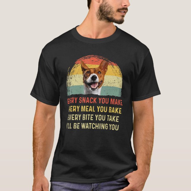 Varje gång du gör basenji Hund Hund Pappa T Shirt (Framsida)