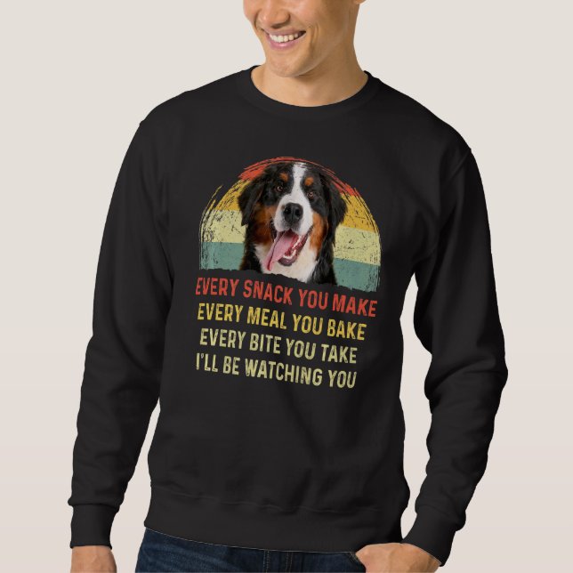 Varje gång du gör Bernese Mountain Hund Hund Lång Ärmad Tröja (Framsida)