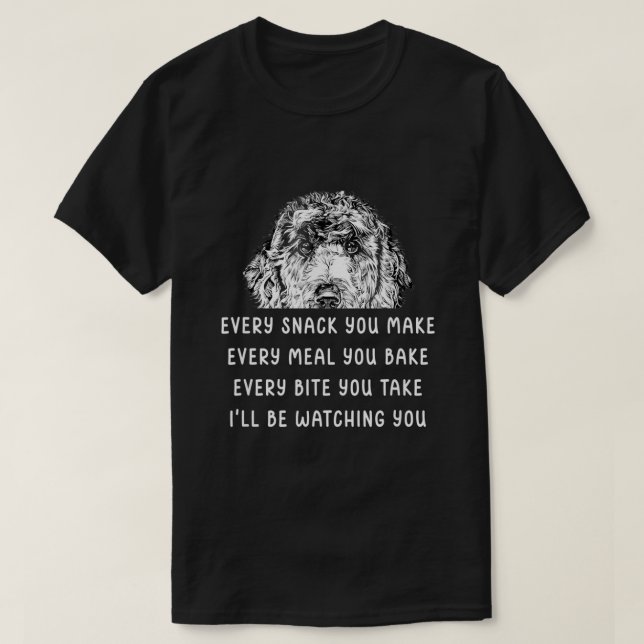 Varje gång du gör Varje måltid du bakar Goldendoo T Shirt (Design framsida)