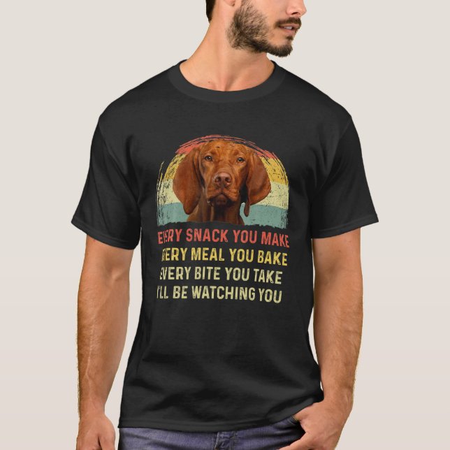 Varje gång du gör Vizsla Hund Hund Pappa T Shirt (Framsida)