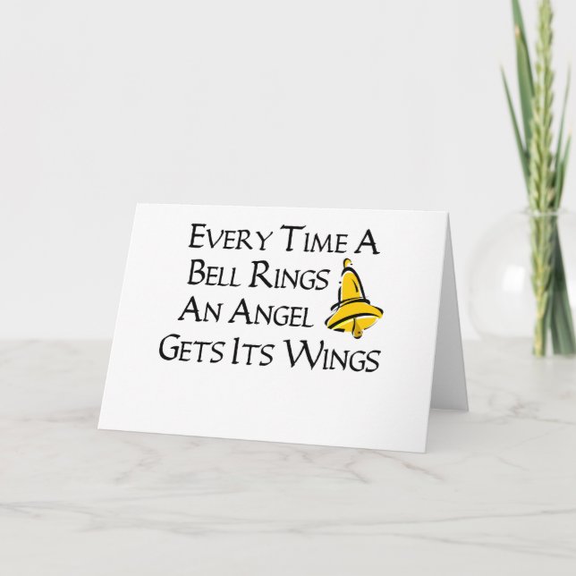 Varje gång en bell Ringar Helgkort (Framsida)