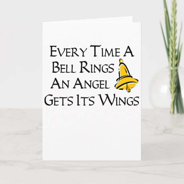 Varje gång en bell Ringar Helgkort (Framsida)