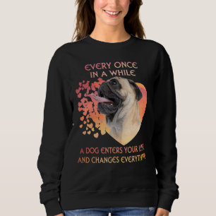 Varje Gång i ett ögonblick när en pug kommer in i T Shirt