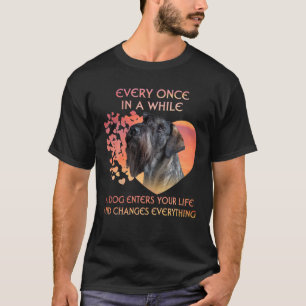 Varje Gång i ett ögonblick när en Schnauzer kom T Shirt