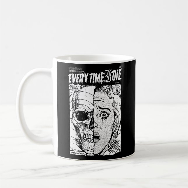 Varje gång jag dör - Screamer - Officiell Merchand Kaffemugg (Vänster)