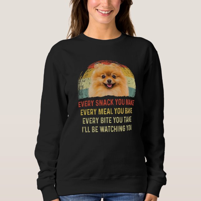 Varje gång man gör Pommern Hund Hund Pappa vid Mam T Shirt (Framsida)