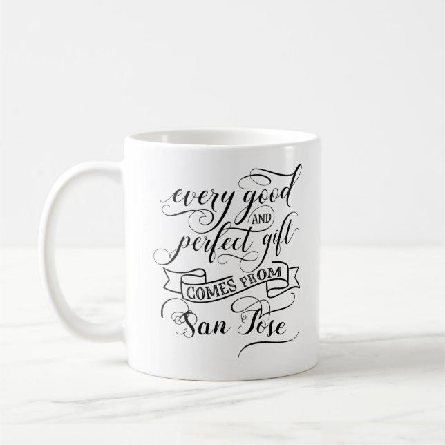 Varje gåva från Bra och Perfekt kommer från San Jo Kaffemugg (Vänster)