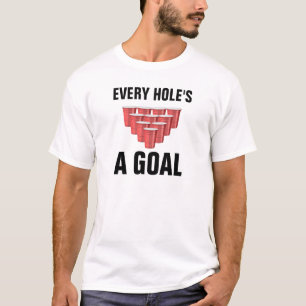 Varje hål en målöl Pong Tee Shirt