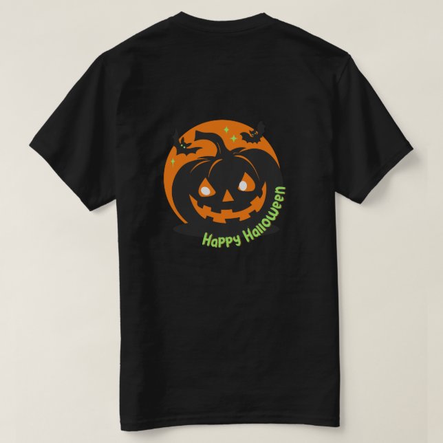 Varje Halloween-hörn är fylld med terror T Shirt (Design baksida)