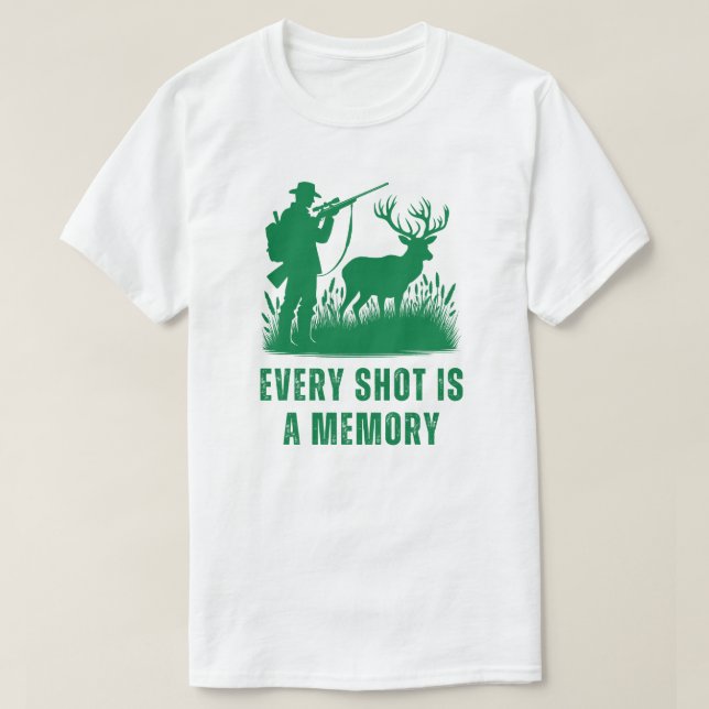Varje hårddisk är ett minne | Hjort Hunting T Shirt (Design framsida)