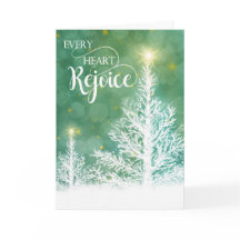 Varje Heart Rejoice Winter Gräs Religiösa