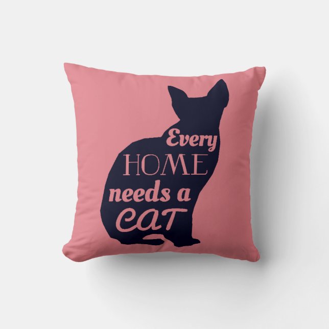 Varje hem behöver en katt kudde (Framsida)