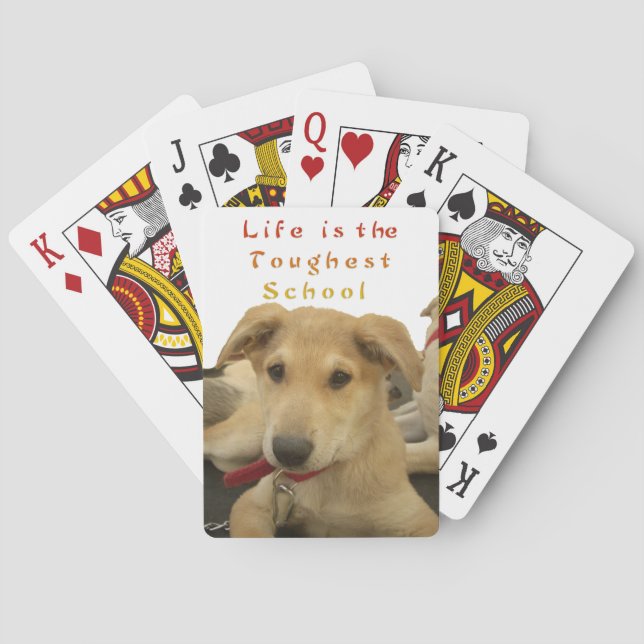 Varje Hund har iTS DAGEN Hakuna Matata Lycklig dag Casinokort (Baksidan)
