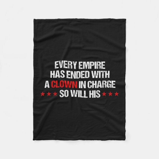 Varje imperium har slutat med en nedlagd laddning  fleecefilt (Framsidan)