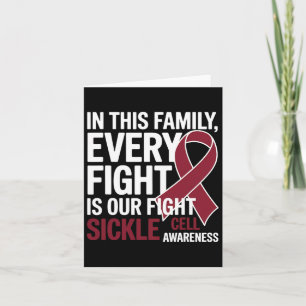 Varje kamp är vår kamp mot sickle Cell Awareness A Kort