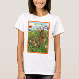 Varje kanin älskar blommor t shirt
