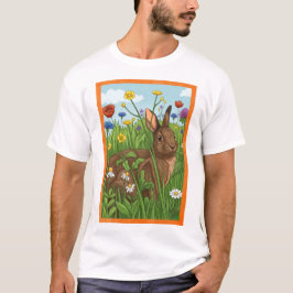 Varje kanin älskar blommor t shirt