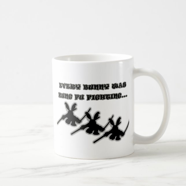 Varje kanin var kung fu som slåss… kaffemugg (Höger)