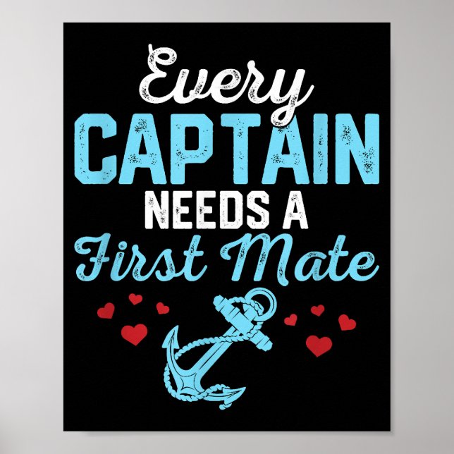 Varje Kapten Behöver En Förste Styrman  Poster (Framsidan)