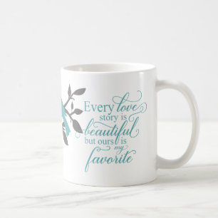 Varje Kärlek är vackert typografi Kaffemugg