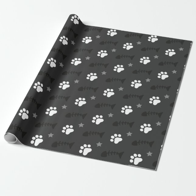 Varje katt är min bästa vän presentpapper (Utrullad)