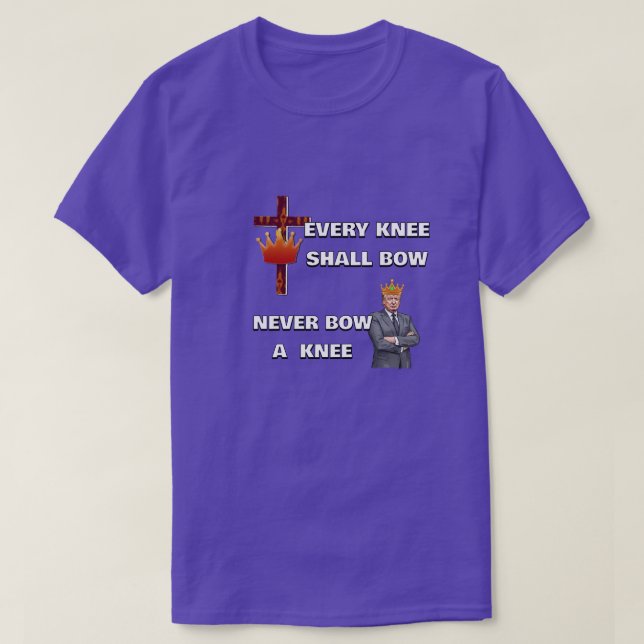 VARJE KNÄ SKALL BÖJA T-Shirt (Design framsida)