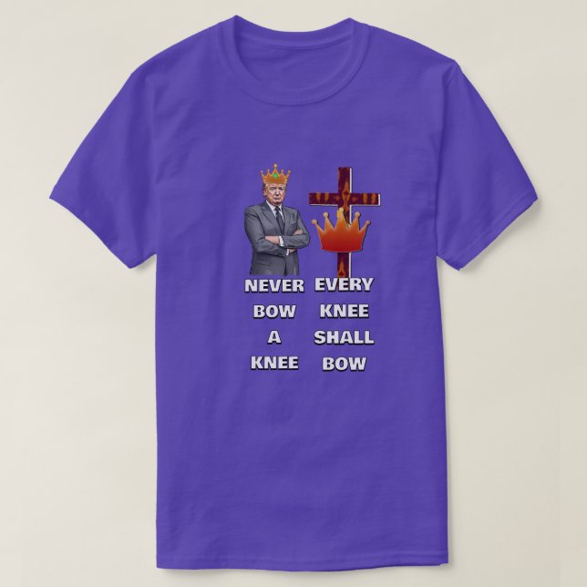 VARJE KNÄ SKALL BÖJA T-Shirt (Design framsida)