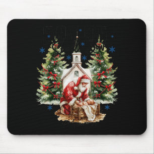 Varje Knä Skall Böjas Julkrubba Religiös Jul Musmatta