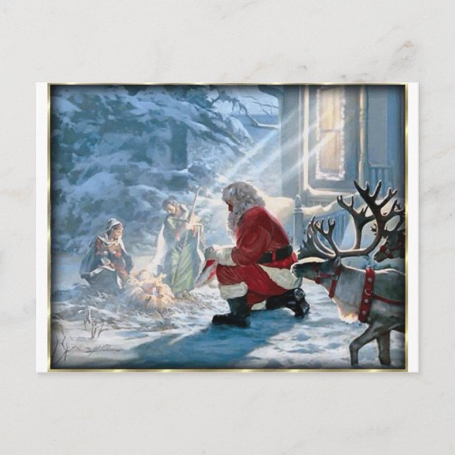 Varje Knä Skall Böjas Vykort (Framsida)