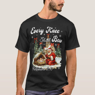 Varje Knä Skall Buga Jesus Kristna Julen San T Shirt