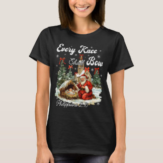 Varje Knä Skall Buga Jesus Kristna Julen San T Shirt