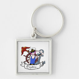 Varje kropp, LGBTQ, slår på vykort Fyrkantig Silverfärgad Nyckelring