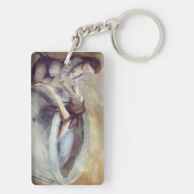 Varje kvinna förtjänar en doula - keychain (Baksidan)