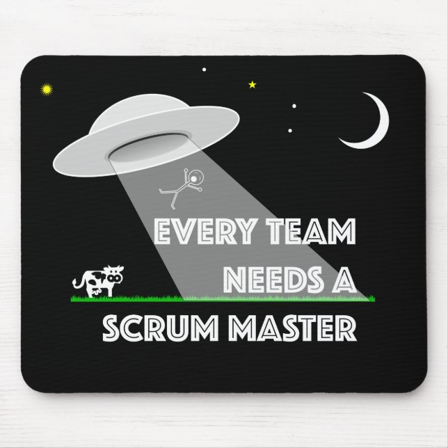 Varje lag behöver en ledar- Scrum - Mousepad Musmatta (Framsidan)