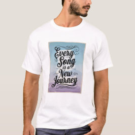 Varje låt är en ny resa t shirt