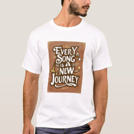 Varje låt är en ny resa t shirt