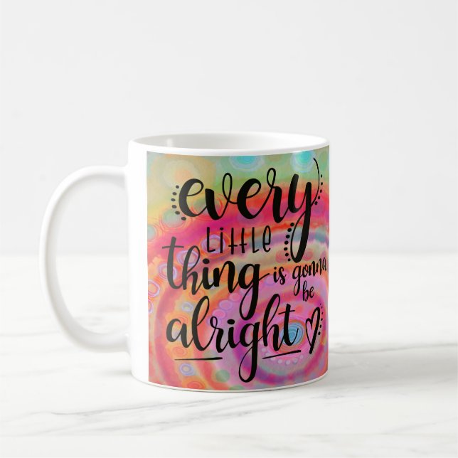 Varje liten Sak ska bli okej Kaffemugg (Vänster)