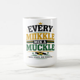 “Varje litet gör en stor.” Kaffemugg