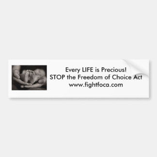 Varje LIV är den dyrbara… slagsmålFOCA-bildekalet Bildekal