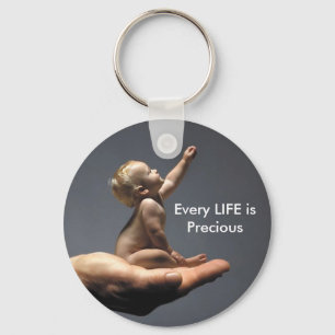 Varje LIV är dyrbart - att ne Keychain Nyckelring