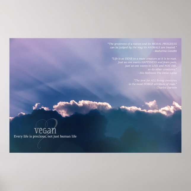 Varje liv är inte bara ett mänskligt liv poster (Framsidan)