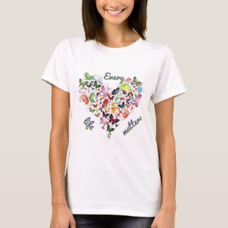 varje liv har betydelse för kor t shirt