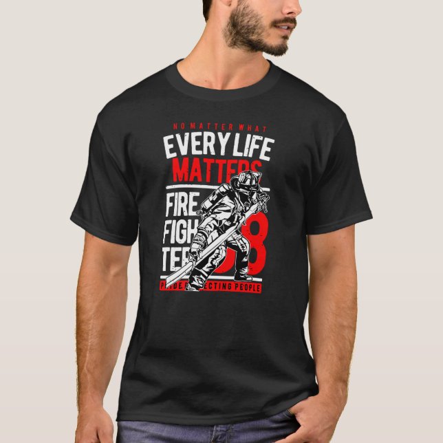 Varje liv räknas t shirt (Framsida)