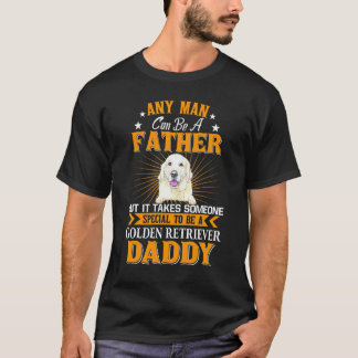 Varje Man Kan Vara En Pappa Golden Retriever Pappa T Shirt