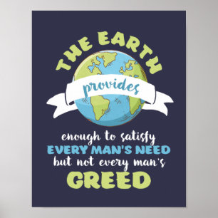 Varje Manar greps på den inspirerande jorddagen Poster
