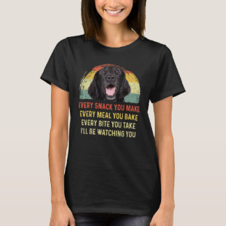 Varje mellanmål du gör Flat Coated Retriever Hundm T Shirt